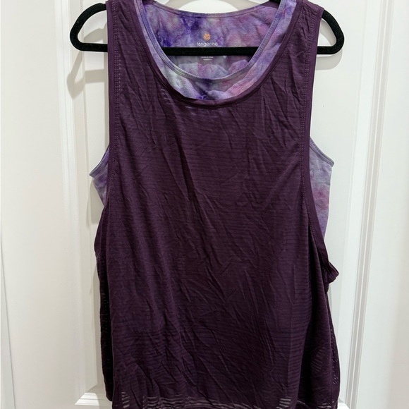 MAKE AN OFFER!   Tangerine Deep Purple and Soft Violet Tank Top - Picture 1 of 6